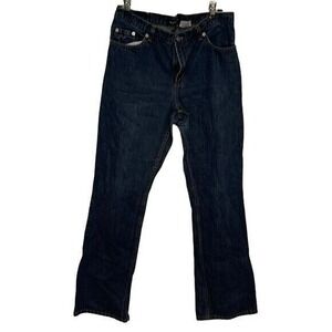 Buffalo David Bitton Dark‎ Wash Bootcut Classic Minimalist Cotton Rodeo Jeans 31